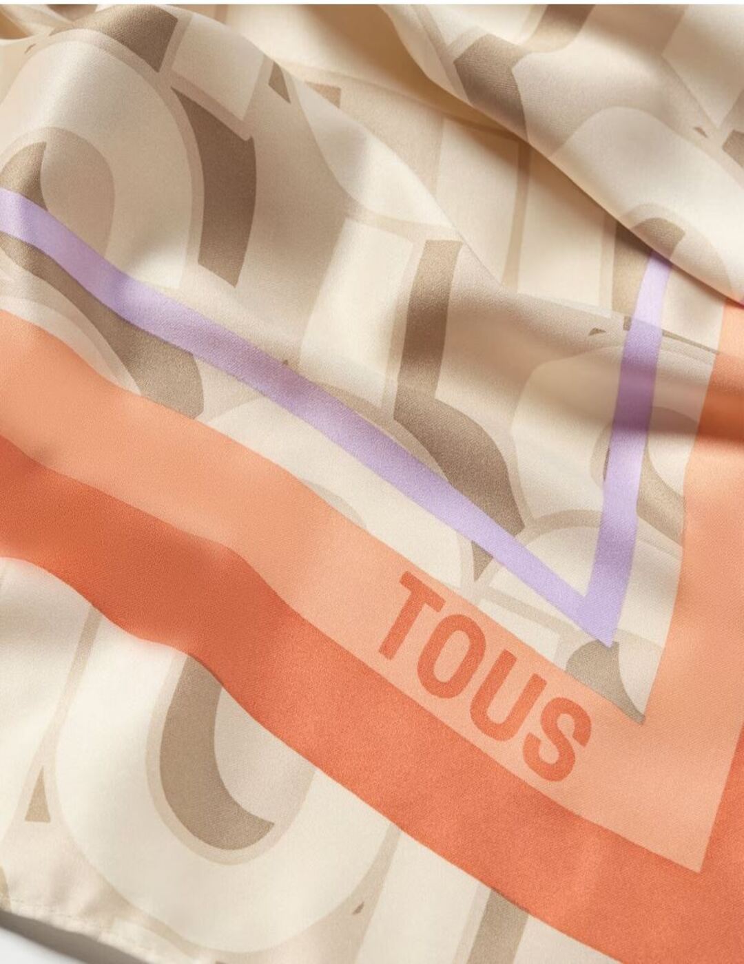 Pañuelo tous De Poliester Manifesto Beige