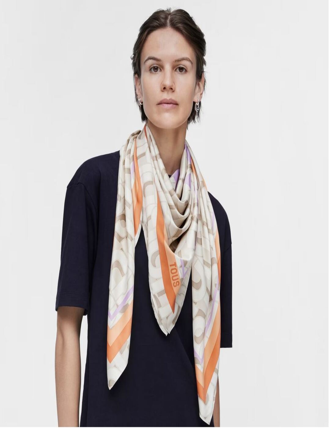 Pañuelo tous De Poliester Manifesto Beige