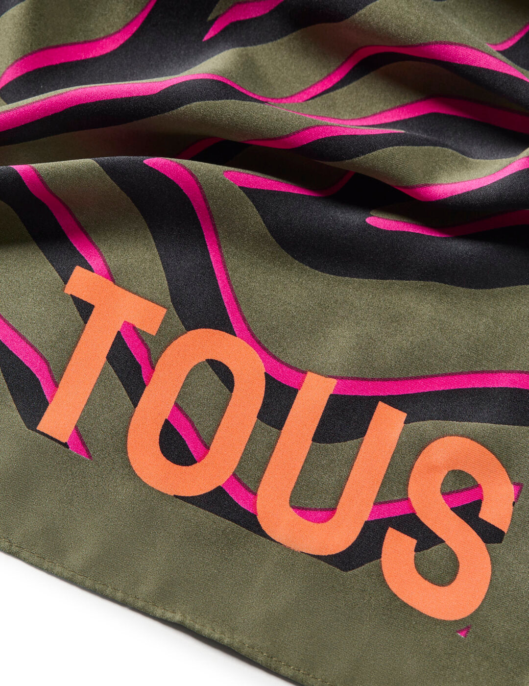 Foulard Tous Zebra Caqui