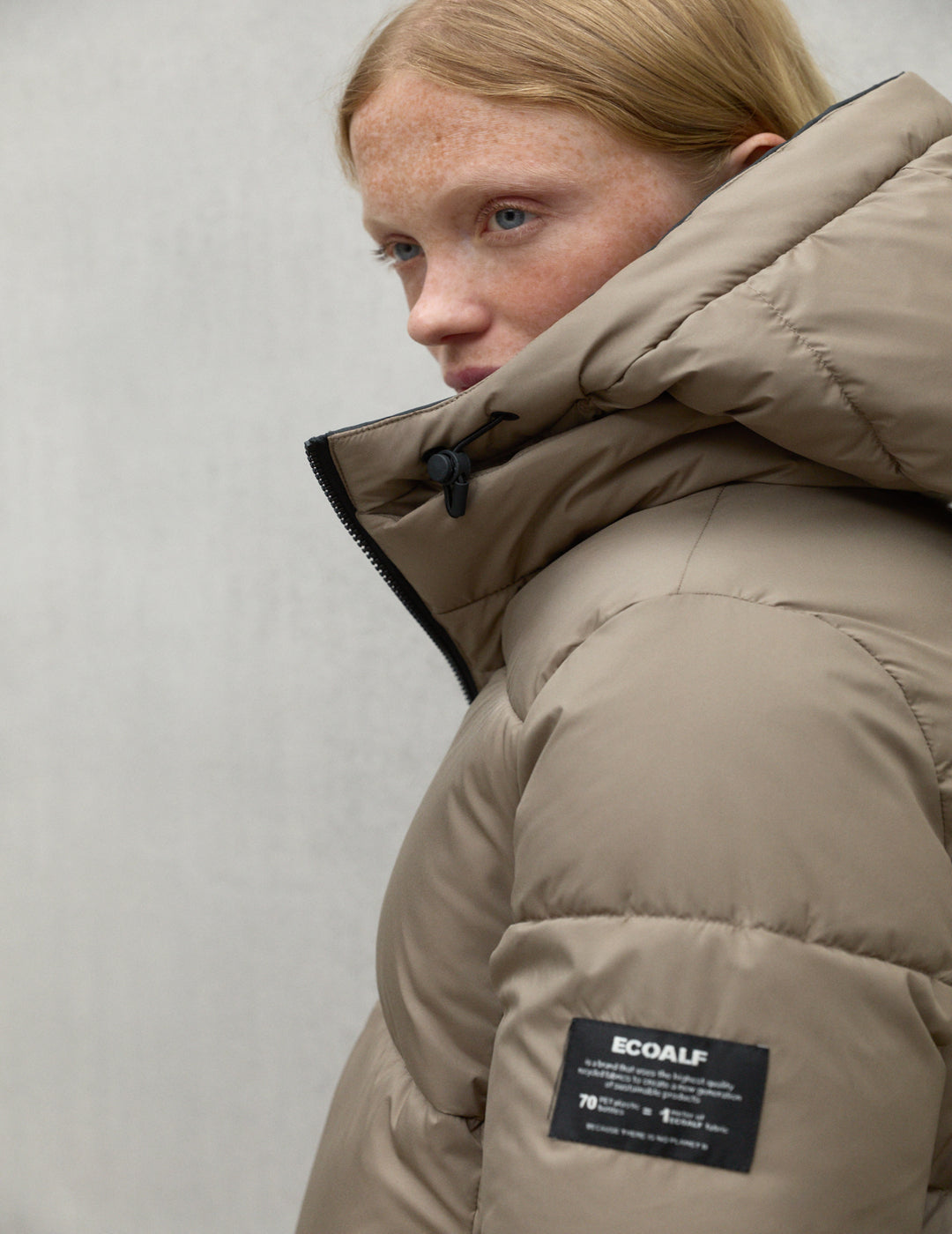 Abrigo Ecoalf Mujer Baru Reversible Jacket Woman Black