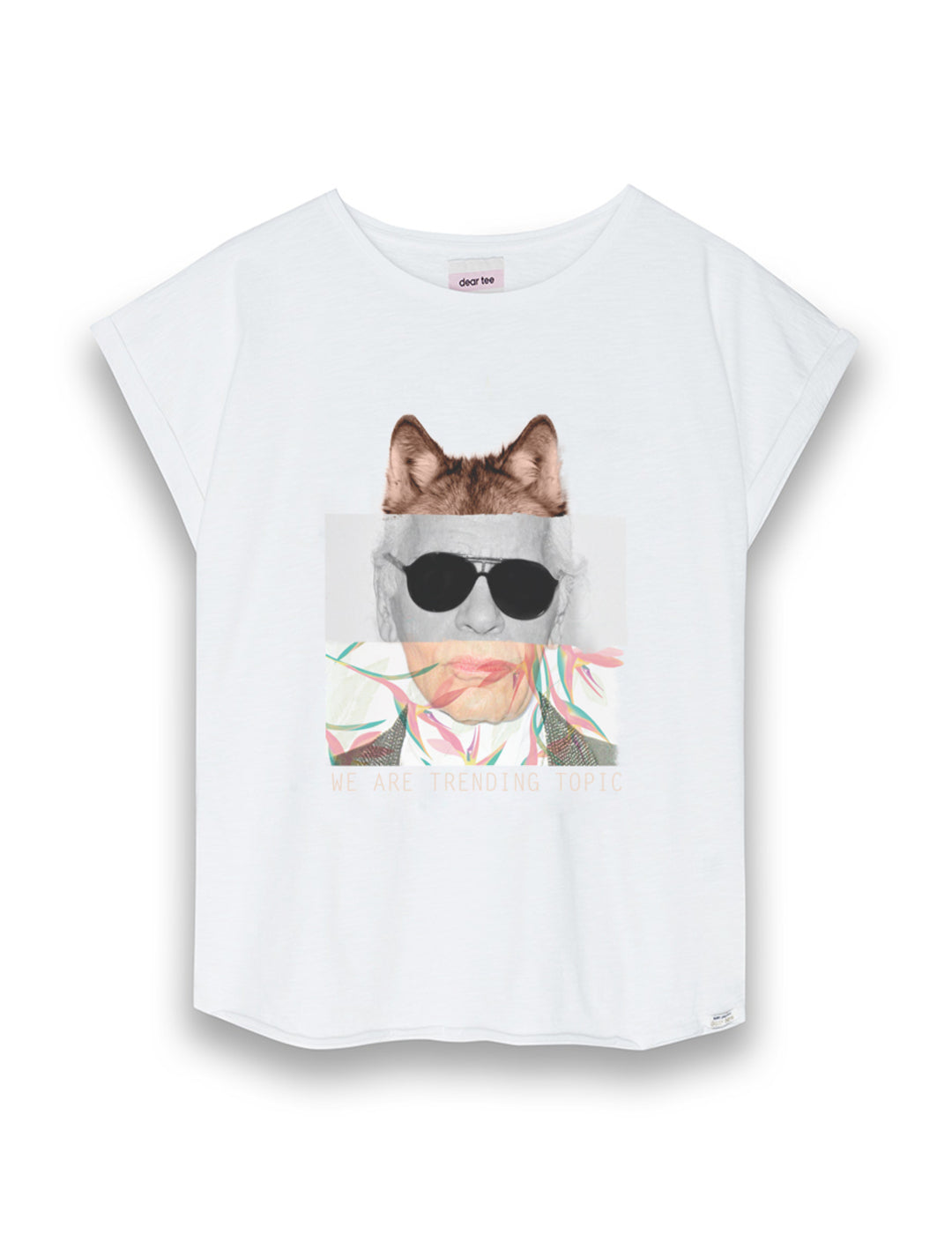 Camiseta Dear Tee Mujer Fox Glitter – Ozonoshop_monforte