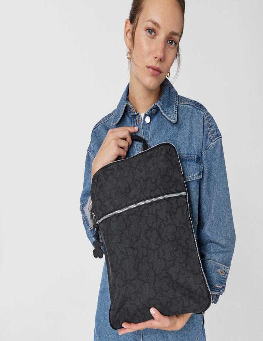 Mochila Tous Kaos New de Nylon en color negro