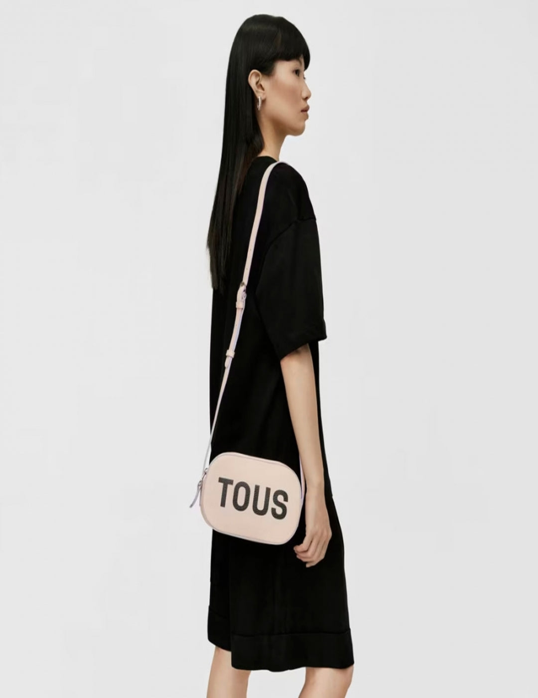 Bandolera Tous De Piel Lynn Beige