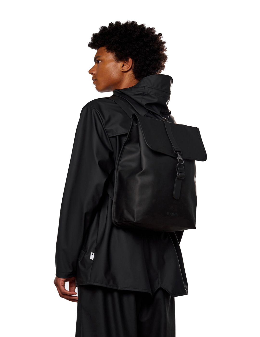Mochila Rains Rucksack Unisex 13400 Black