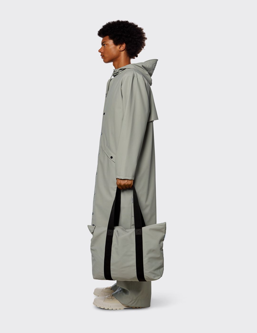Rains Tote Bag Rush 12250 Cement