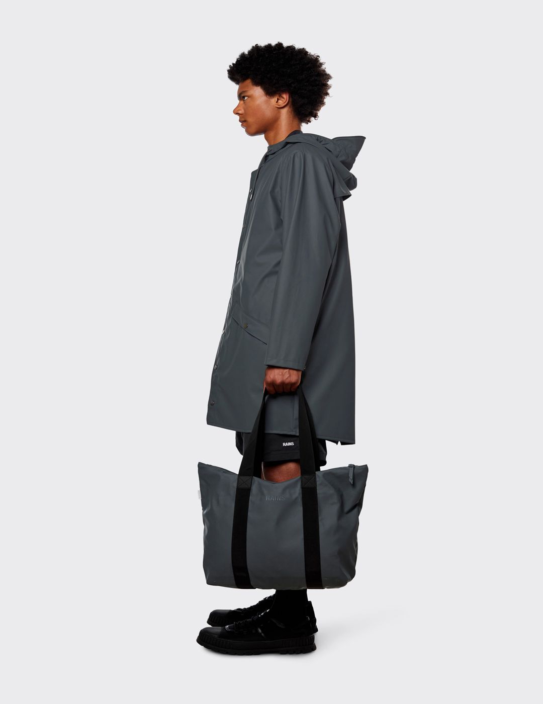Rains Tote Bag Rush 12250 Slate
