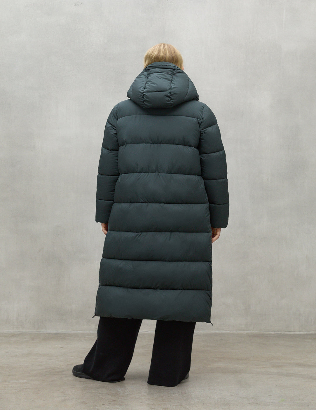 Abrigo Ecoalf Mujer Binaia Jacket Woman Woodland Green