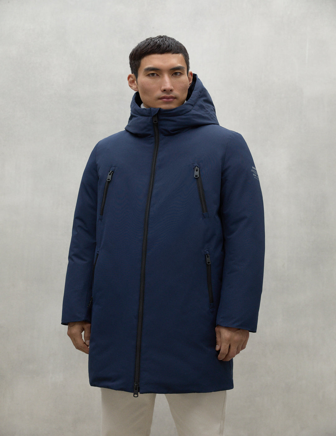 Abrigo Ecoalf Hombre Livorn Jacket Man Blue Navy