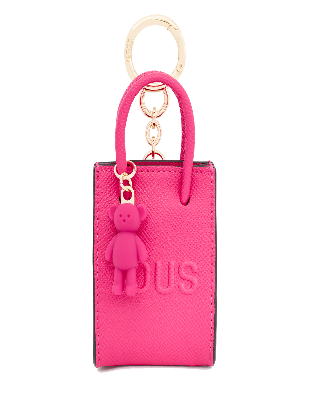 Llavero Tous Mini Bolso La Rue Fucsia
