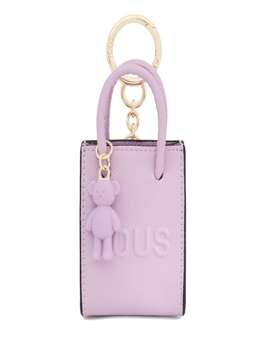 Llavero Tous Mini Bolso La Rue Malva oscuro