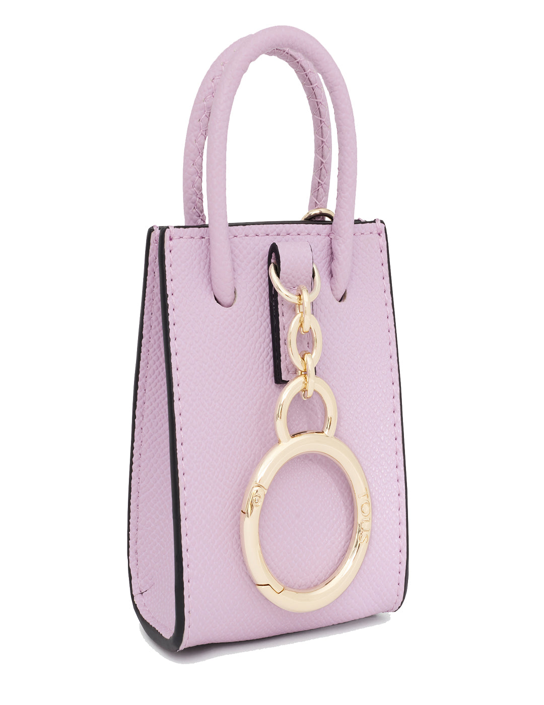 Llavero Tous Mini Bolso La Rue Malva oscuro