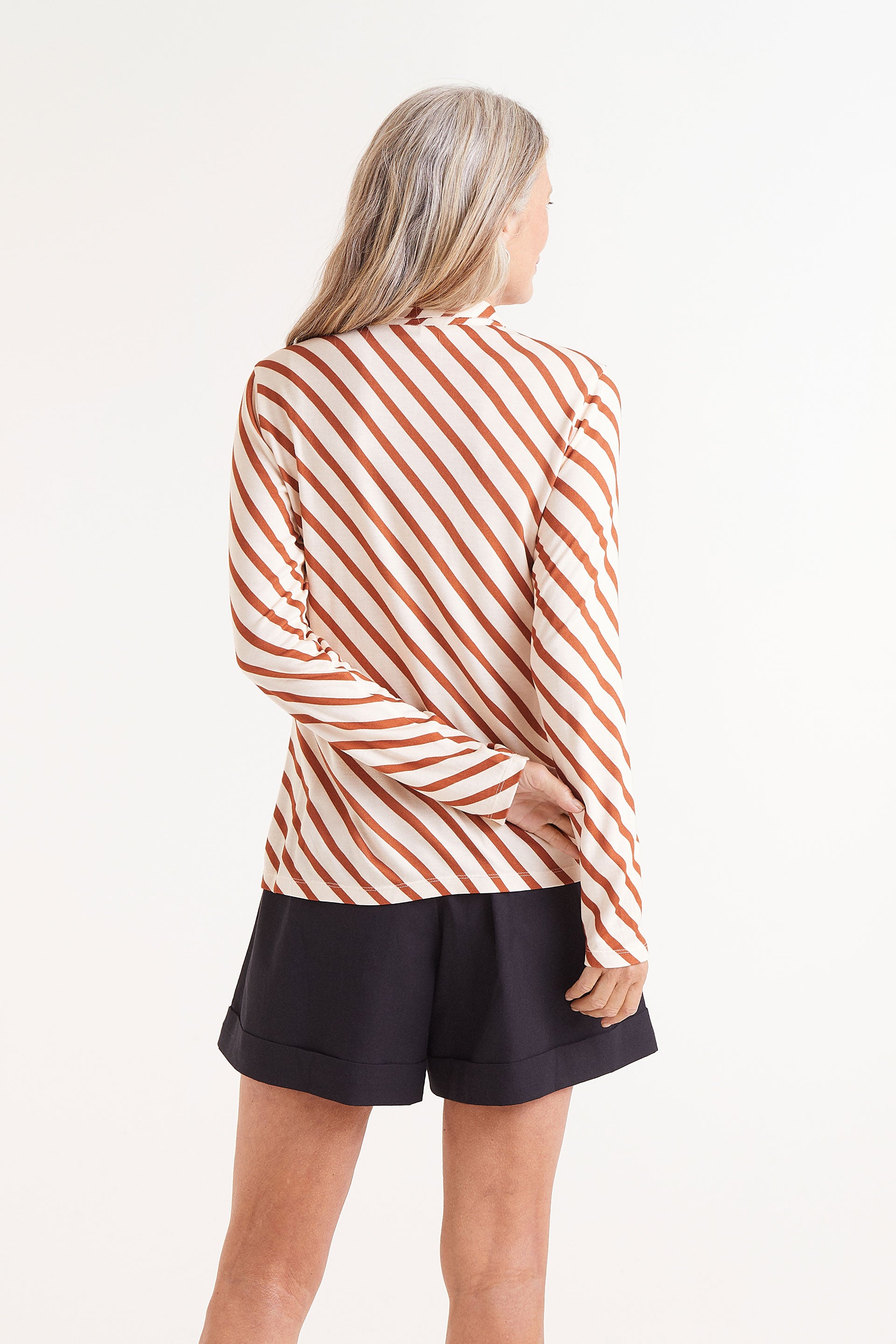 Camisa Compañía Fantástica Ajustada Rayas Bongo