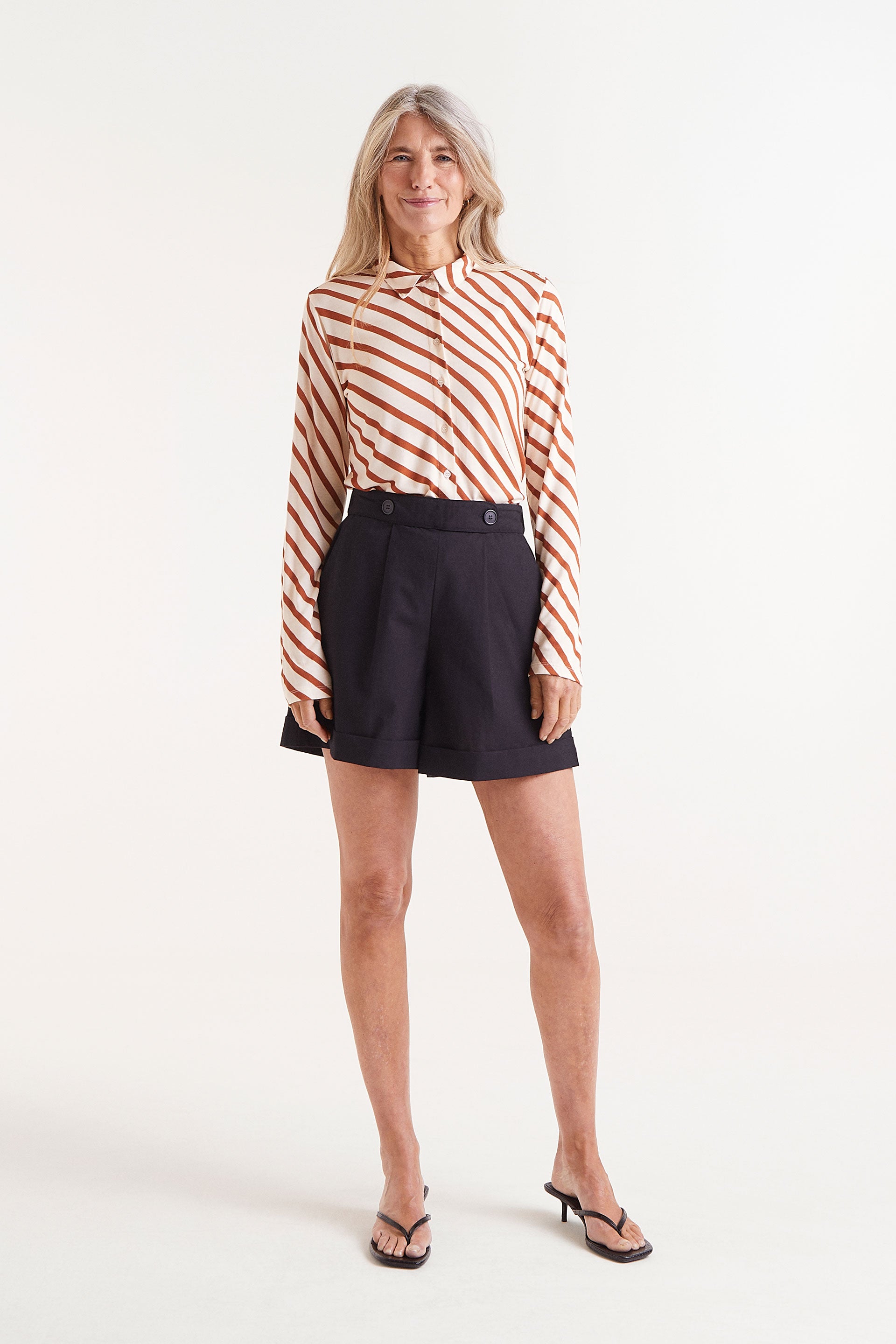 Camisa Compañía Fantástica Ajustada Rayas Bongo