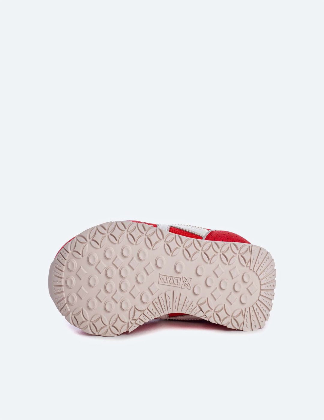 Zapatilla Munich Mini Massana Velcro 480 Rojo
