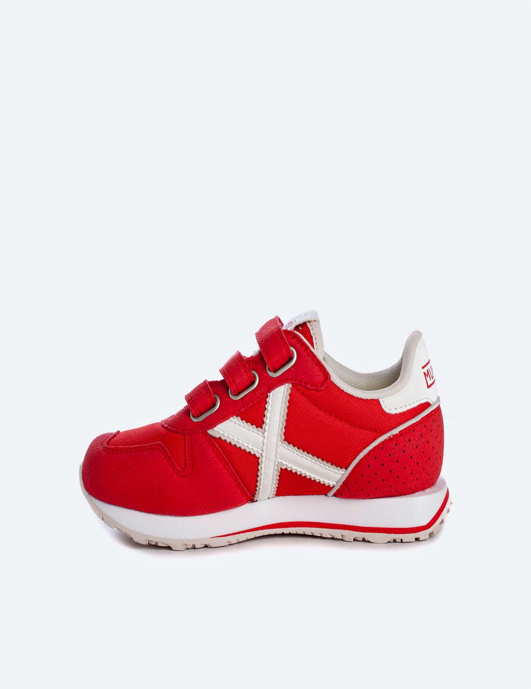 Zapatilla Munich Mini Massana Velcro 480 Rojo
