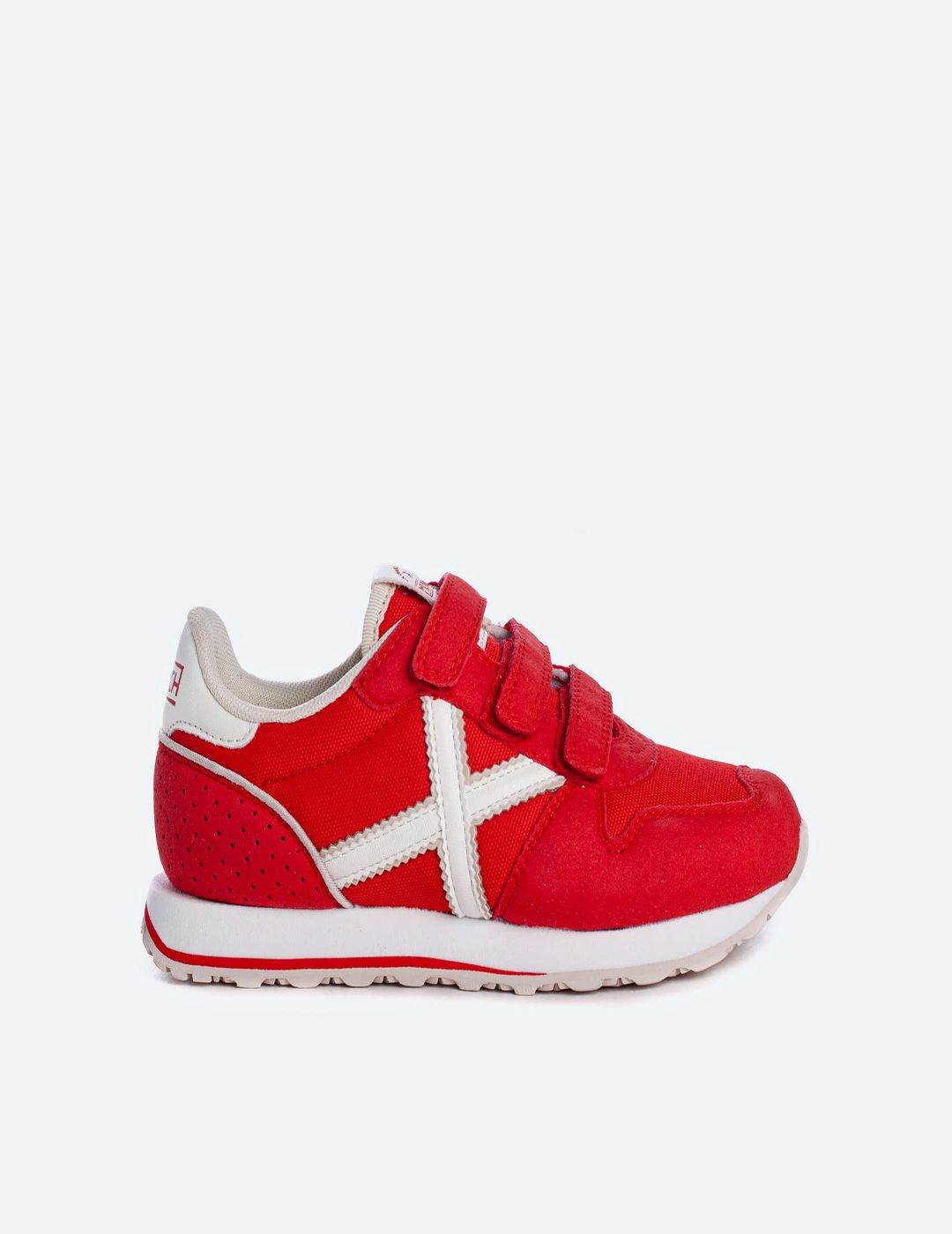 Zapatilla Munich Mini Massana Velcro 480 Rojo
