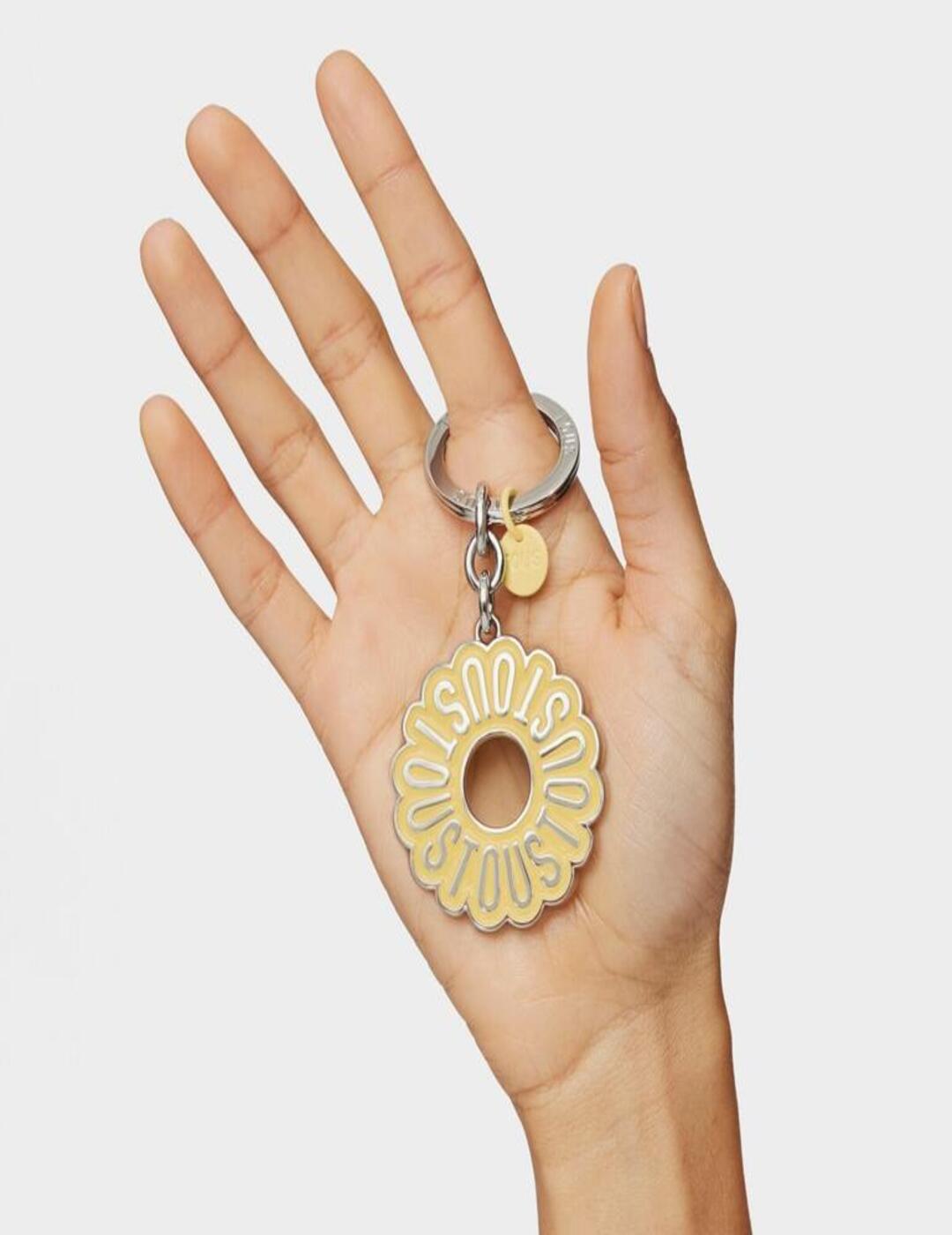 Llavero Tous Circle Logo Amarillo