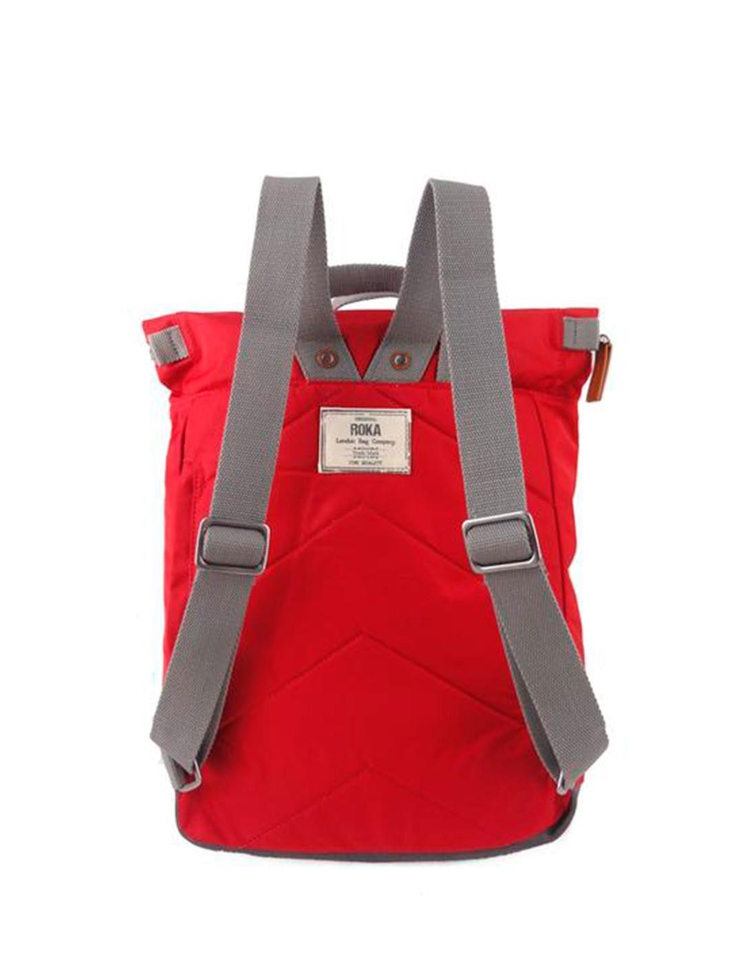 Mochila Roka Unisex Canfield B Small Recicled Nylon Cramberry