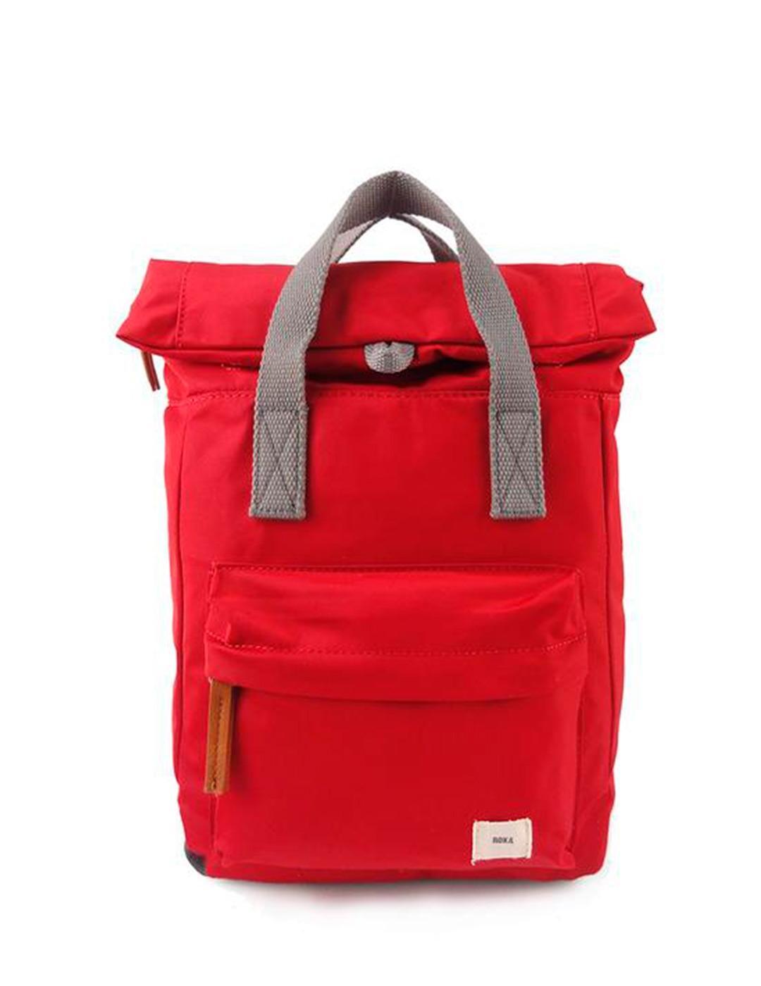 Mochila Roka Unisex Canfield B Small Recicled Nylon Cramberry