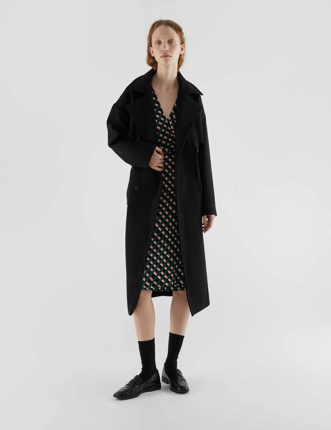 Vestido Compañía Fantástica Con Estampado Geométrico