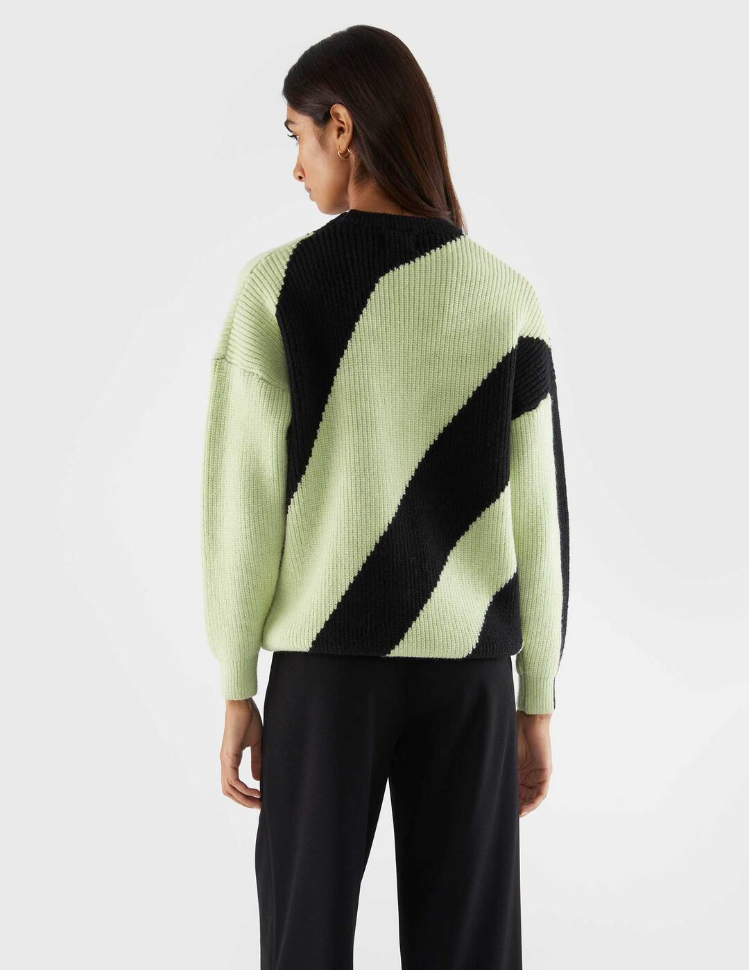 Jersey Compañía Fantástica De Punto Bicolor Verde