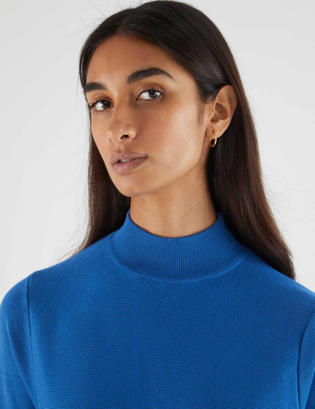 Jersey Compañía Fantástica De Cuello Alto Azul