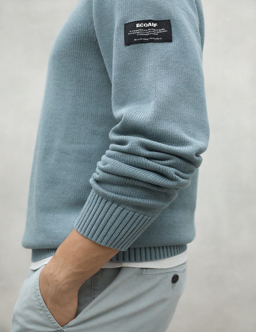 Jersey Ecoalf Hombre Tail Dusty Mint