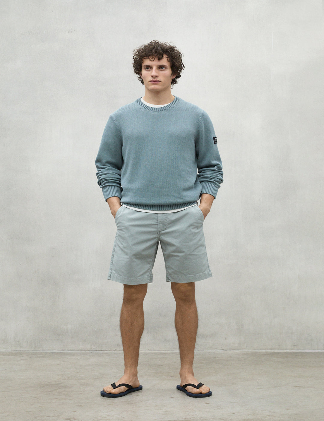 Jersey Ecoalf Hombre Tail Dusty Mint
