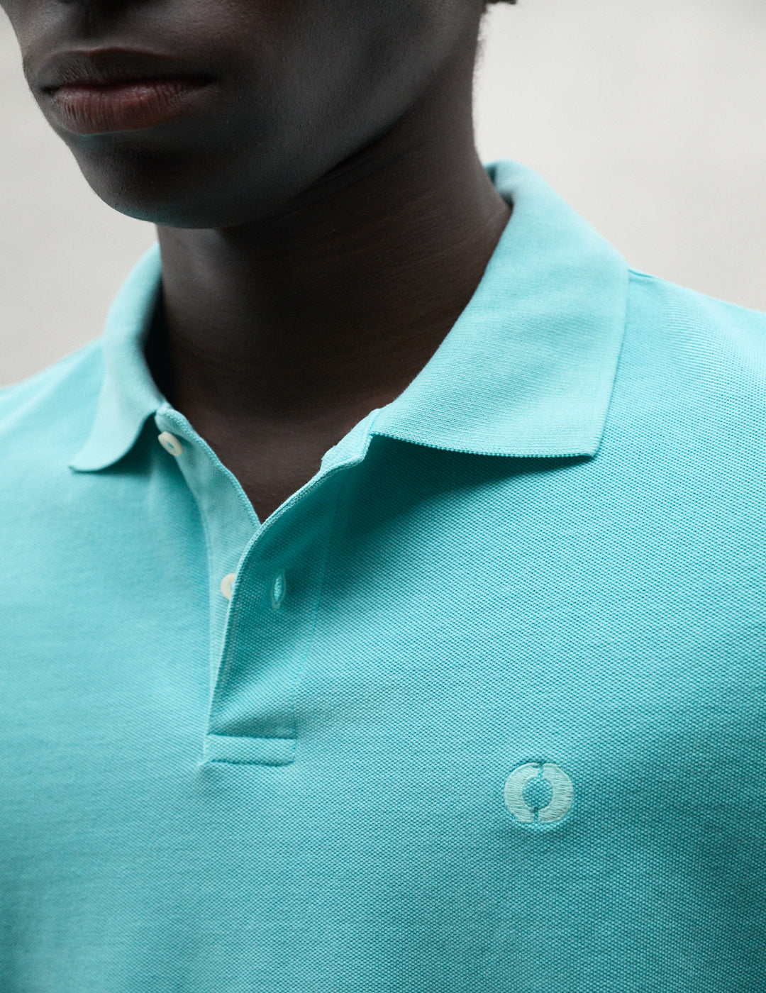 Polo Ecoalf Hombre Ted Light Tourquise