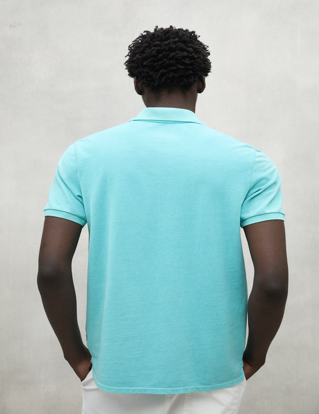 Polo Ecoalf Hombre Ted Light Tourquise