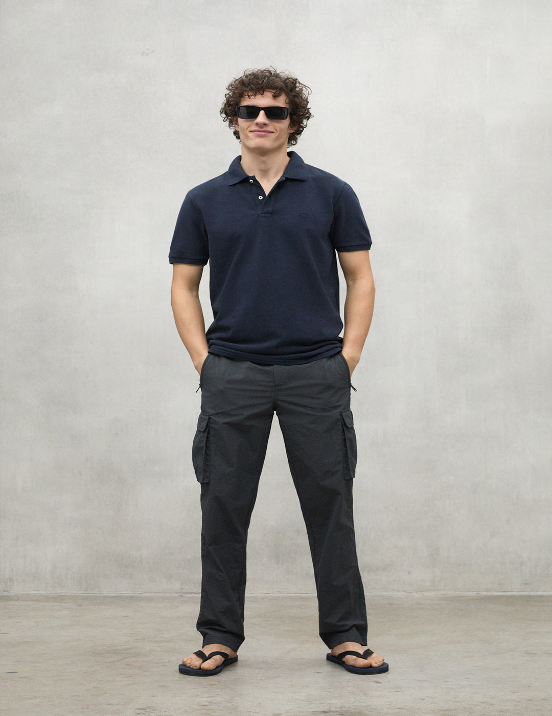 Polo Ecoalf hombre Ted Deep Navy