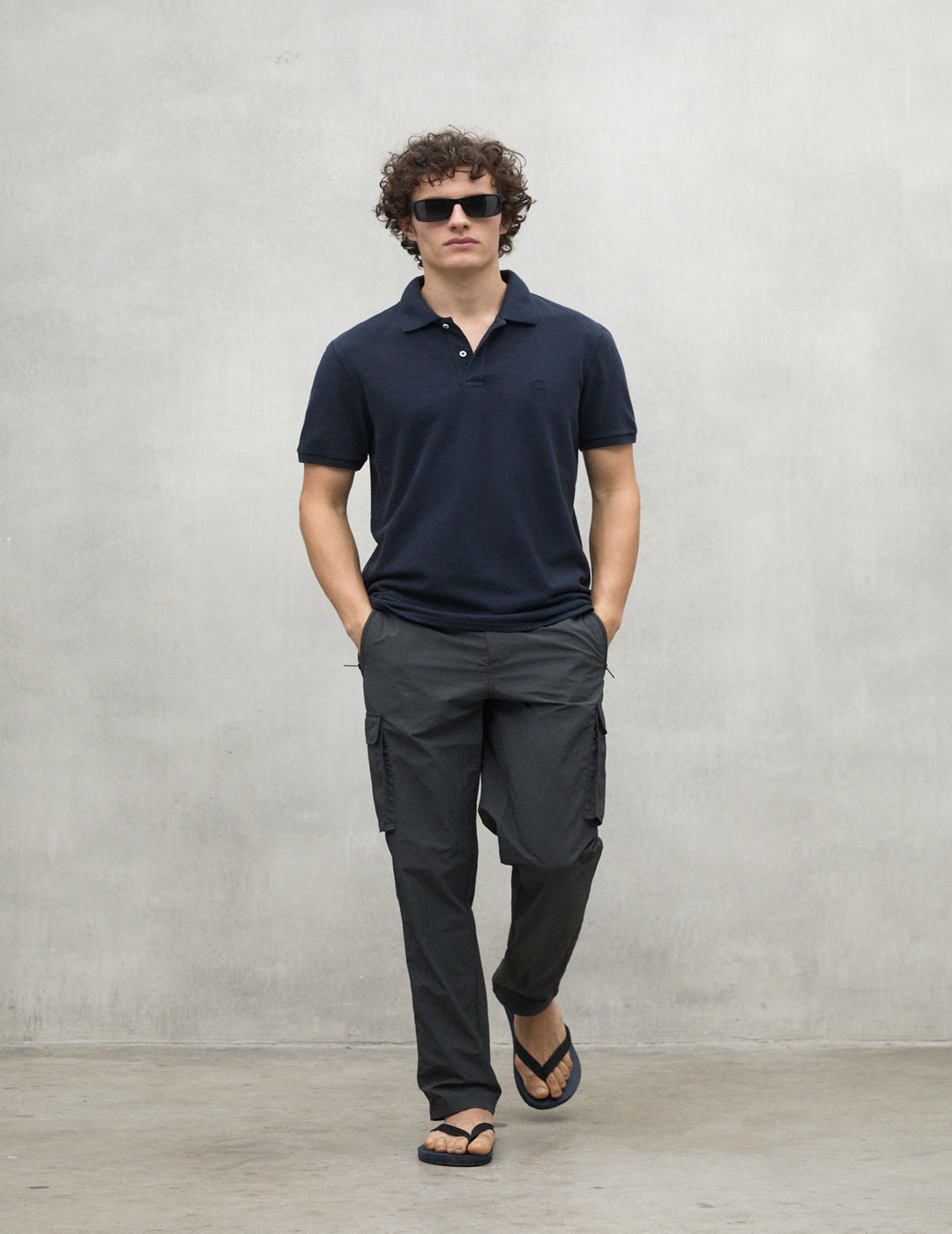 Polo Ecoalf hombre Ted Deep Navy