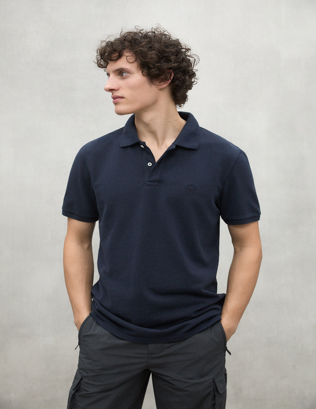 Polo Ecoalf hombre Ted Deep Navy