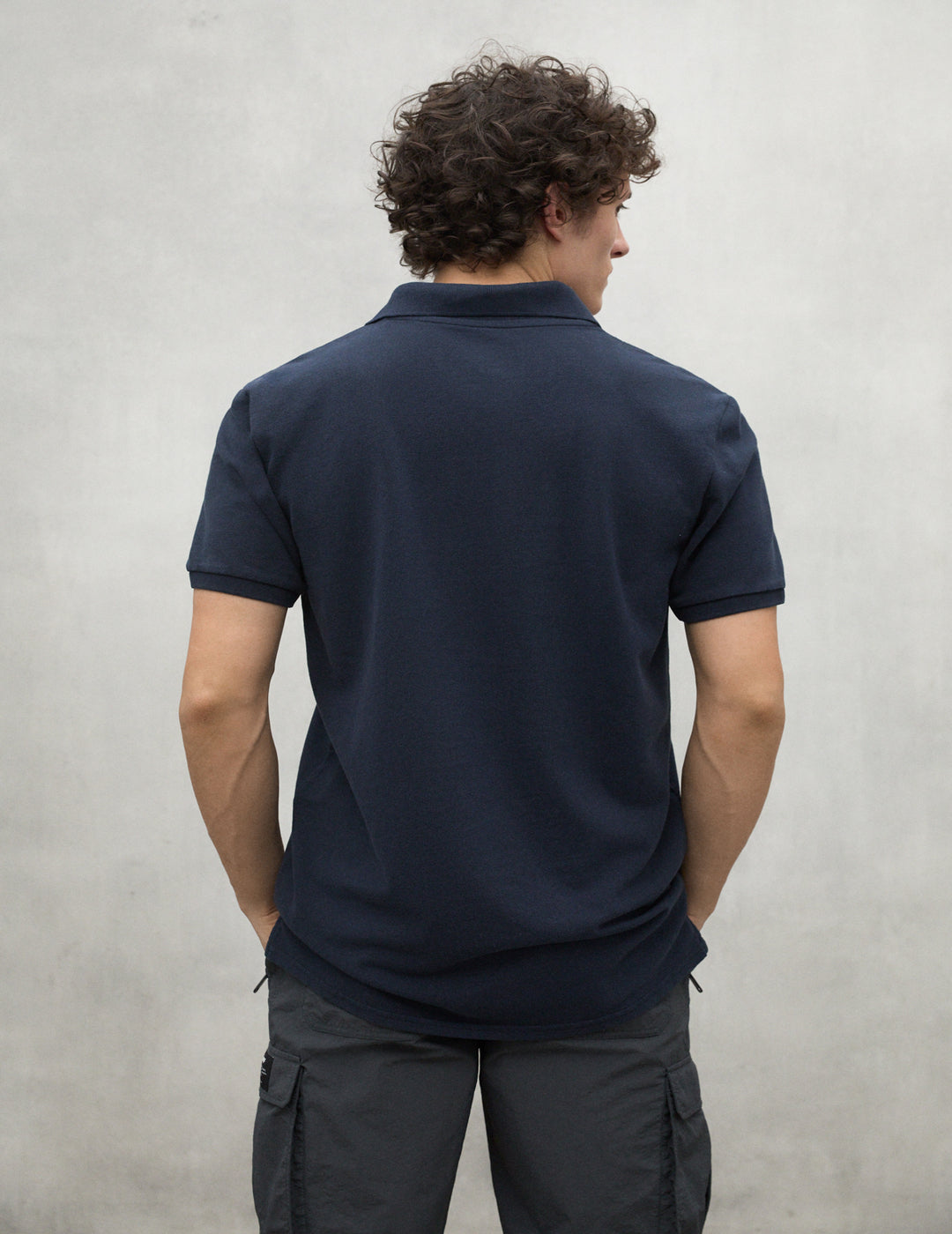 Polo Ecoalf hombre Ted Deep Navy