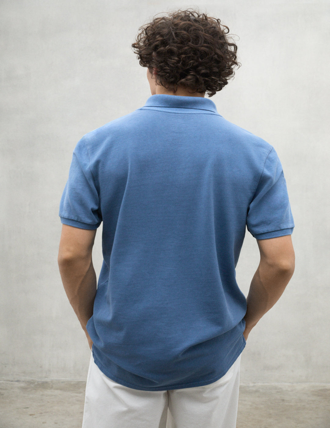Polo Ecoalf Hombre Ted Light Indigo