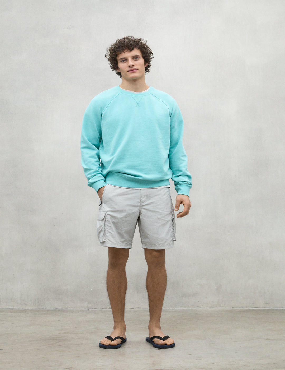 Sudadera Ecoalf Hombre Berja Light Tourquise