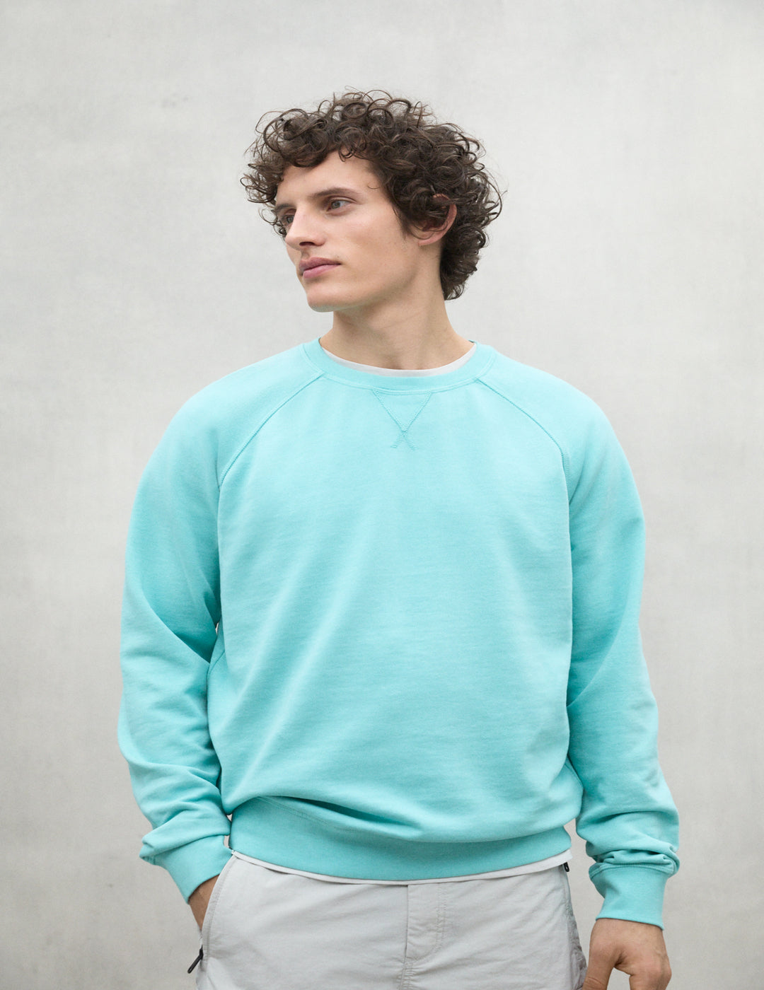 Sudadera Ecoalf Hombre Berja Light Tourquise