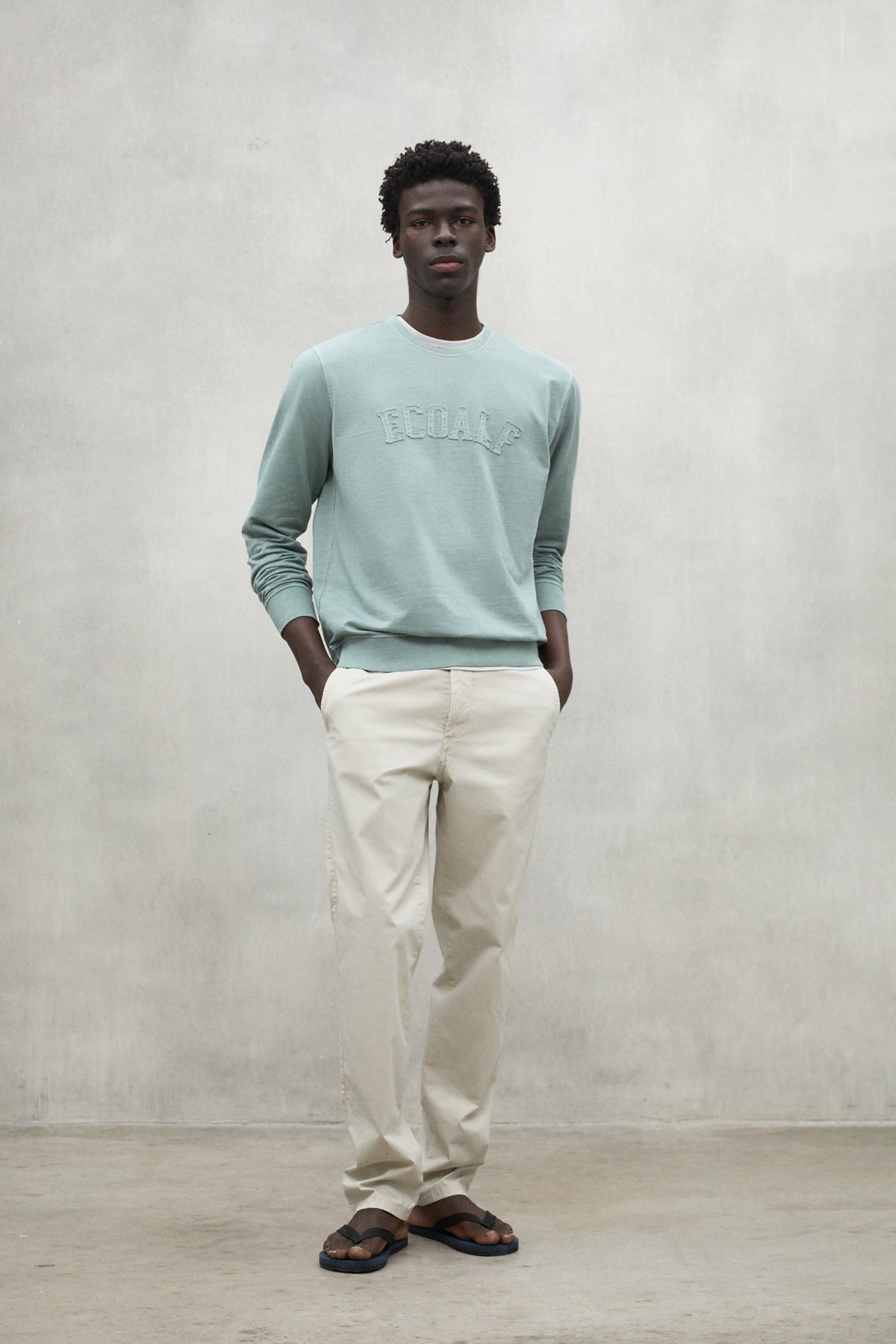 Sudadera Ecoalf Hombre Koloa Washed Green