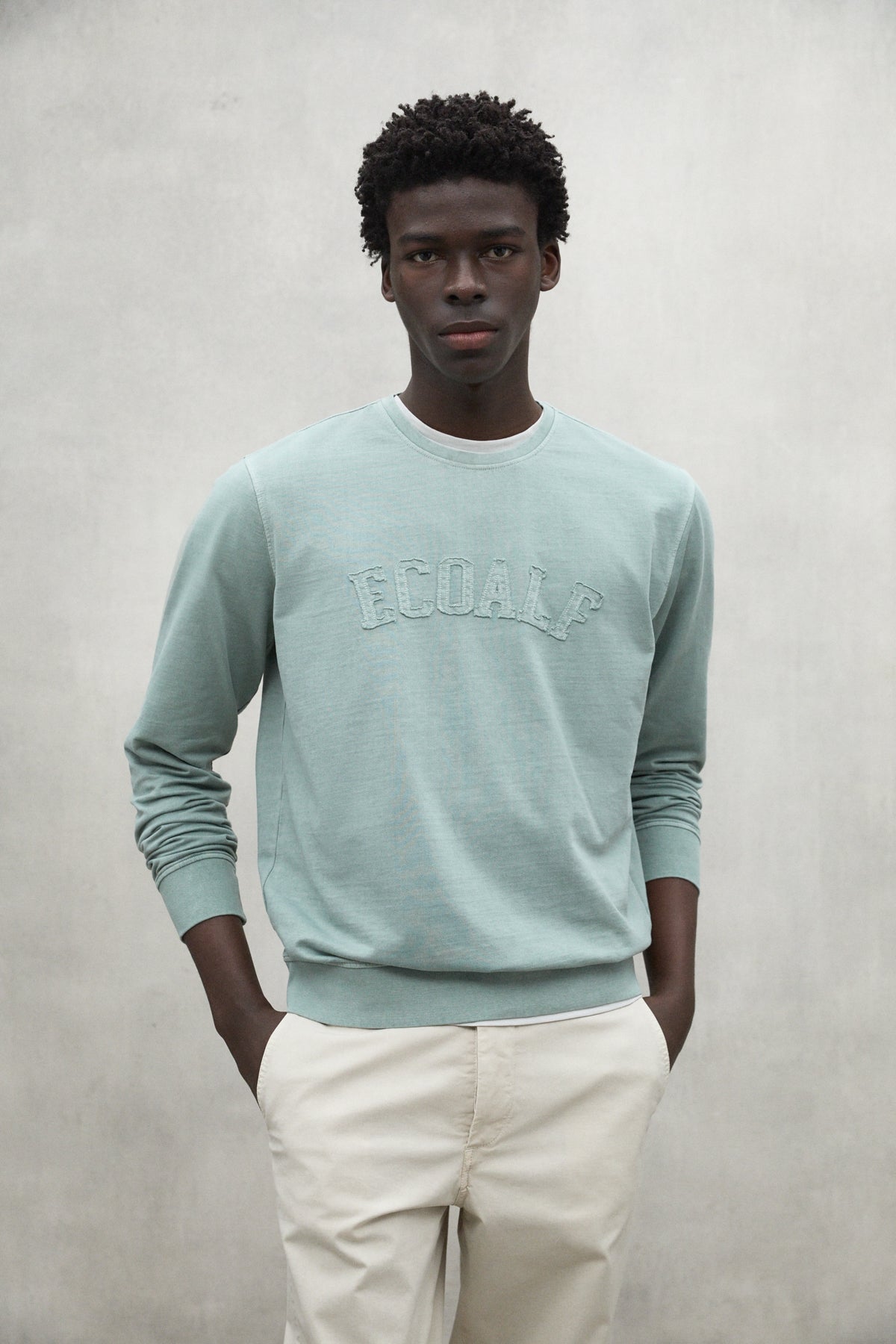Sudadera Ecoalf Hombre Koloa Washed Green