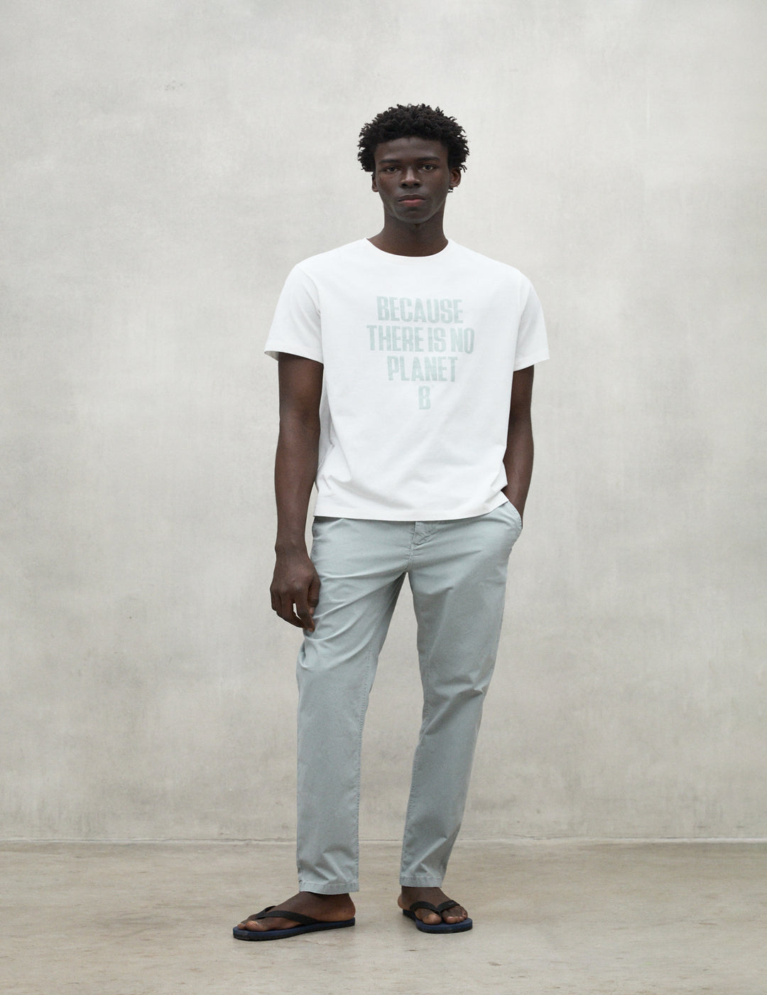Camiseta Ecoalf Hombre Mina White