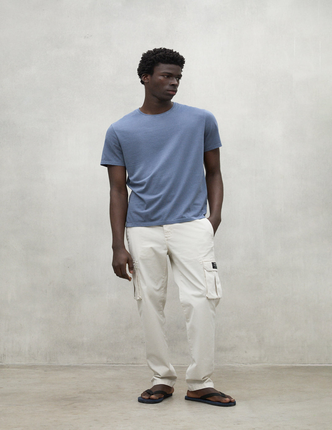 Camiseta Ecoalf Hombre Vent Blue Asphalt