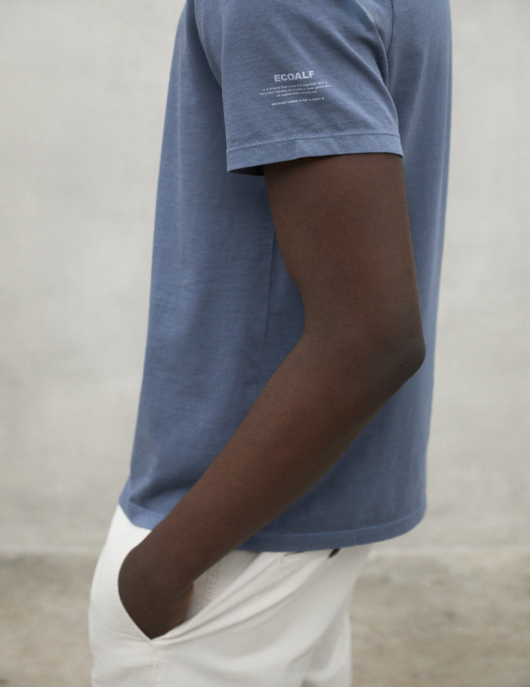Camiseta Ecoalf Hombre Vent Blue Asphalt