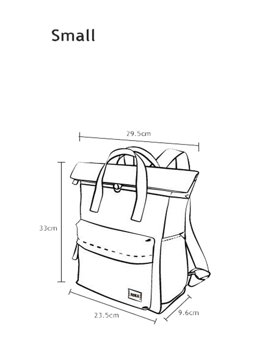 Mochila Roka Sostenible Small Air Force