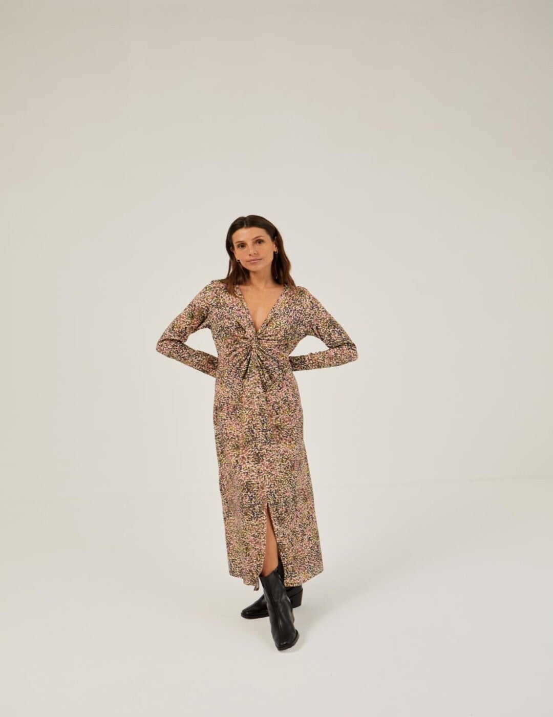 Vestido Mus&Bombon Brei Semillas Verdes