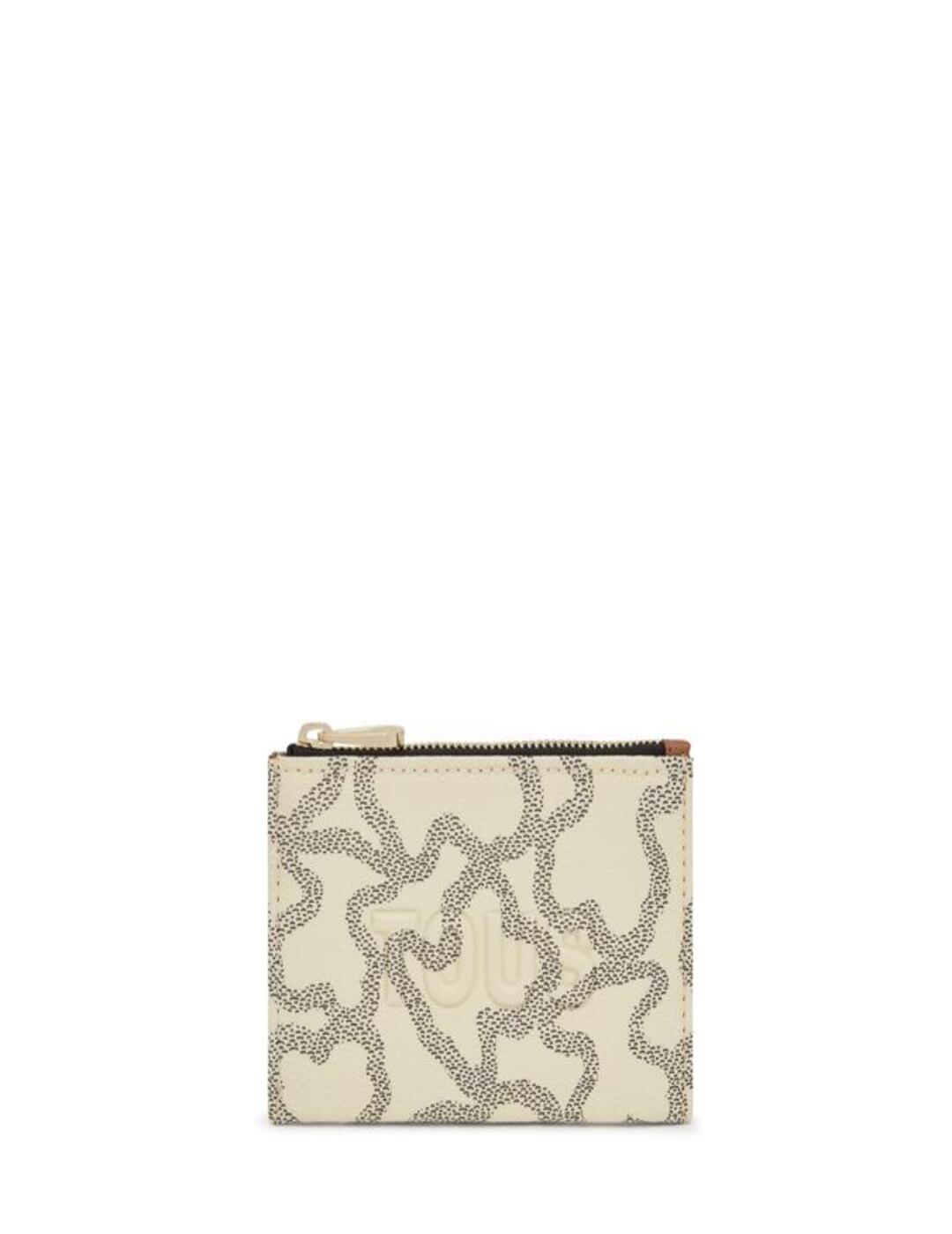 Monedero Tarjetero Tous Kaos Icon Multi Beige