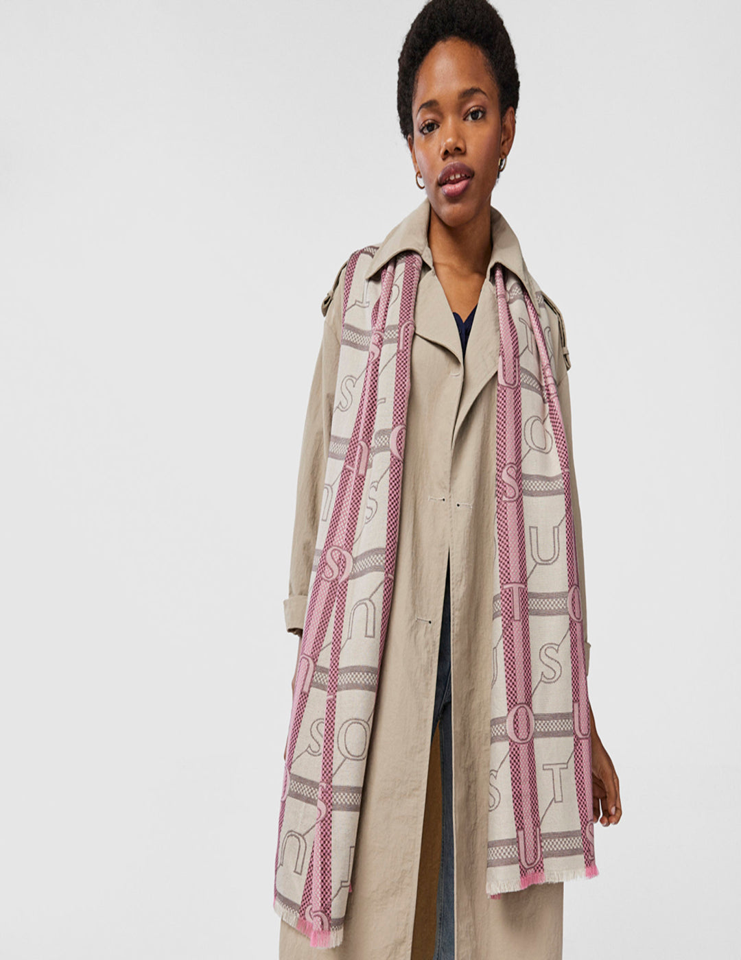 Foulard Tous Legacy Jaquard Multi Rosa