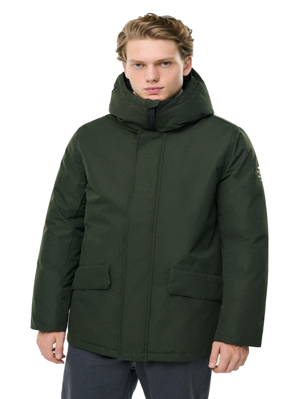 Abrigo Ecoalf Hombre Parko Forest Night