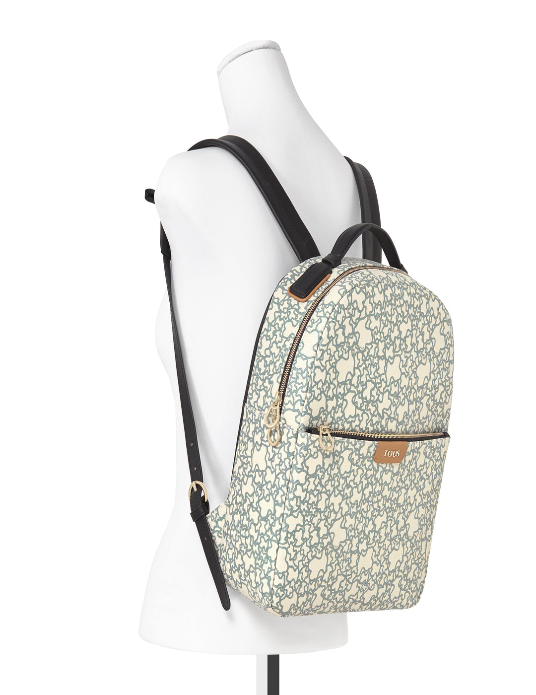 Mochila Tous Kaos Mini Beige y Negro