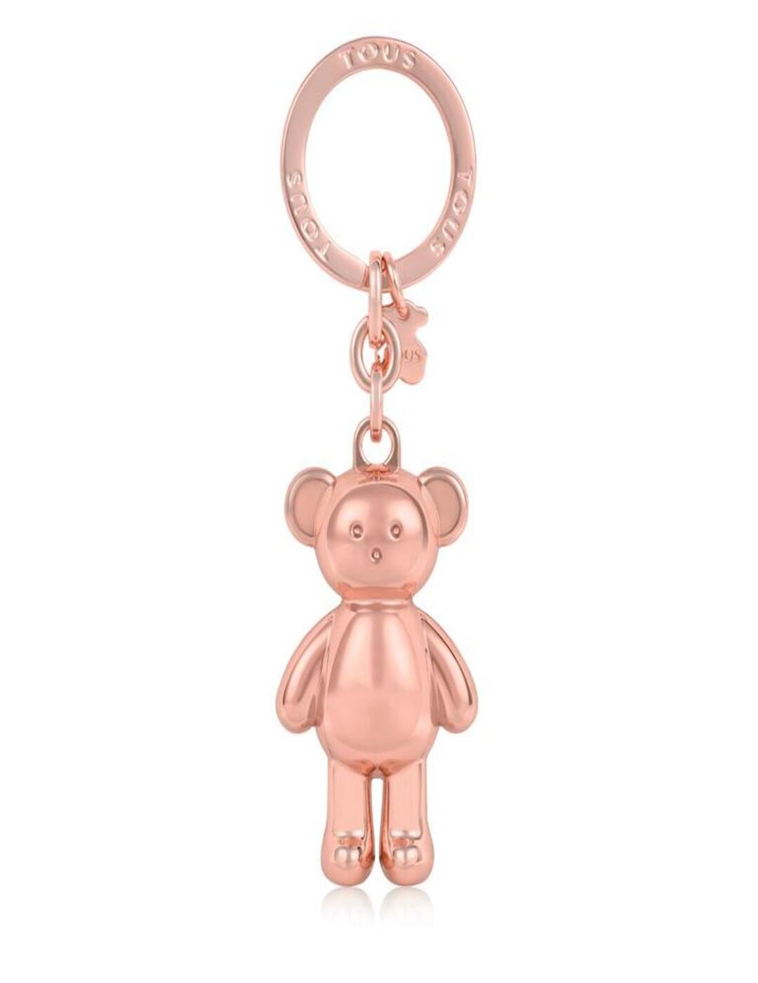 Llavero Tous Oso Teddy Bear dorado rosa