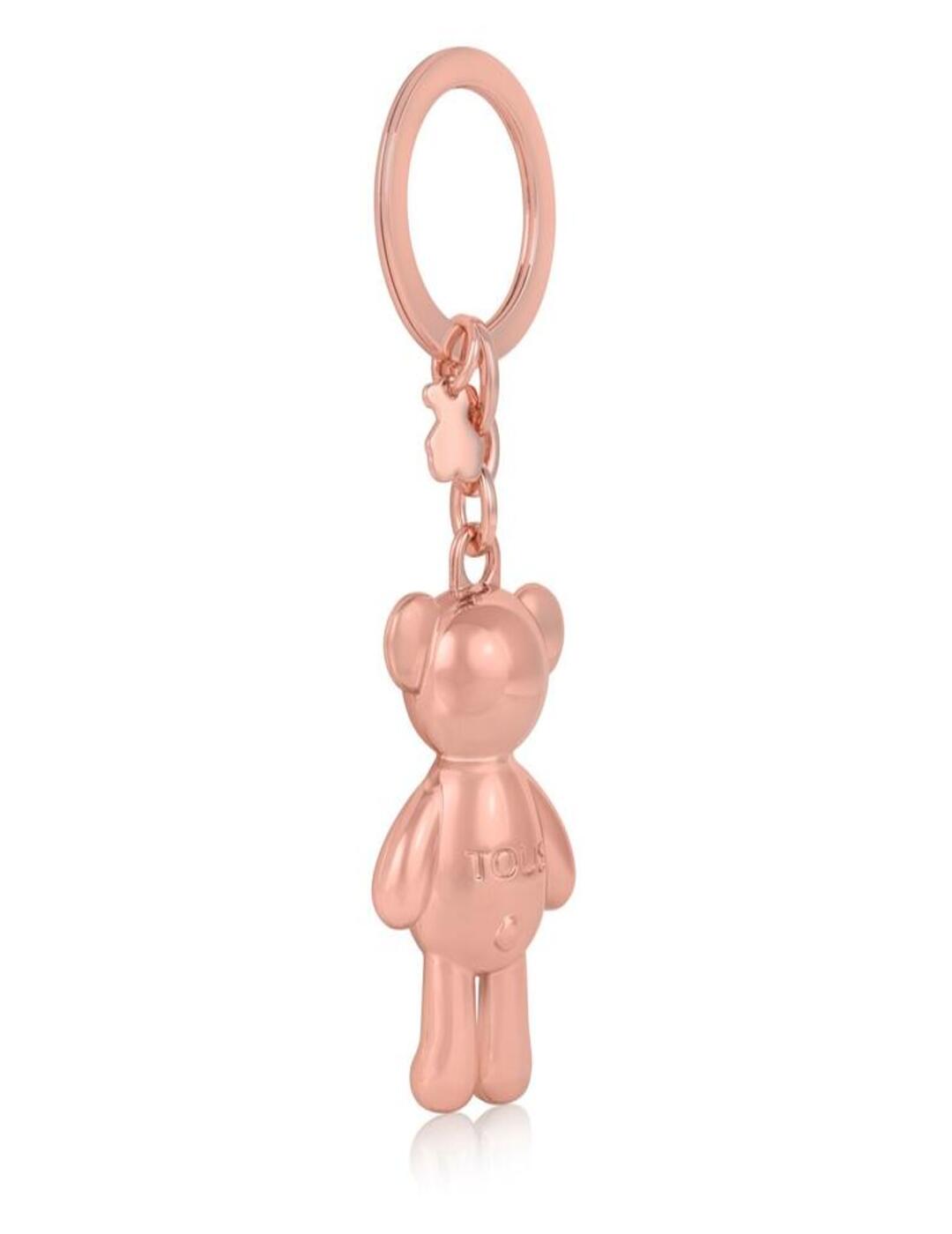 Llavero Tous Oso Teddy Bear dorado rosa